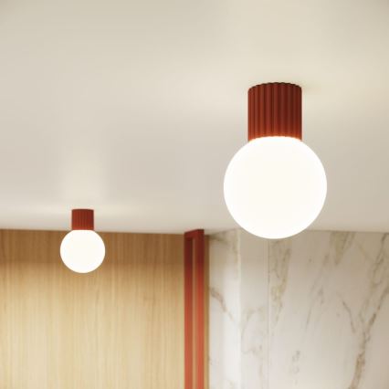 Loftlampe til badeværelse HALO 1xG9/8W/230V diameter 12 cm IP44 orange