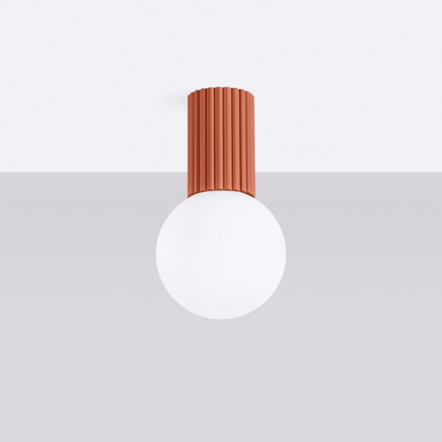 Loftlampe til badeværelse HALO 1xG9/8W/230V diameter 12 cm IP44 orange