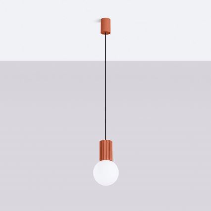 Pendel HALO 1xG9/8W/230V diameter 12 cm orange