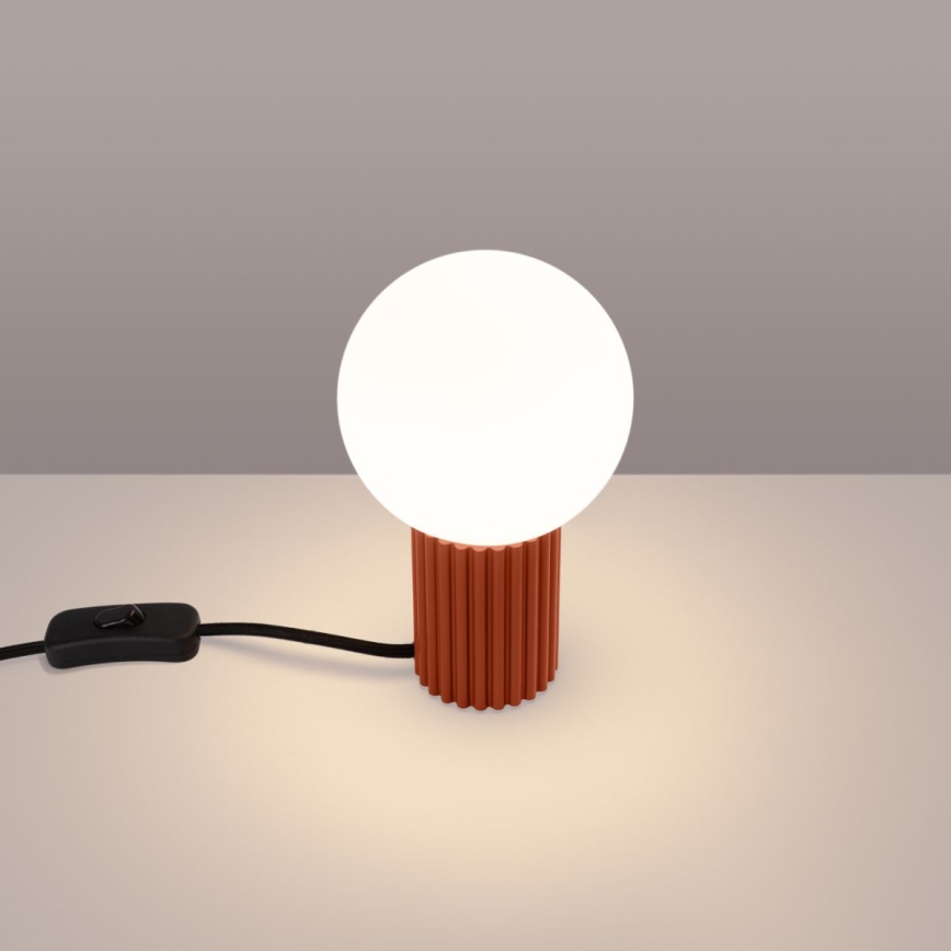 Bordlampe HALO 1xG9/8W/230V diameter 12 cm orange