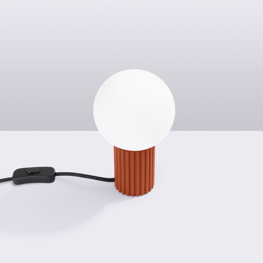 Bordlampe HALO 1xG9/8W/230V diameter 12 cm orange