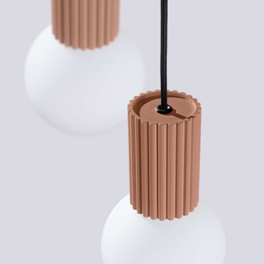 Pendel HALO 3xG9/8W/230V diameter 25 cm brun