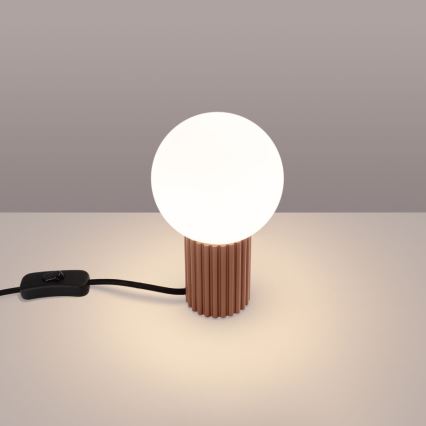 Bordlampe HALO 1xG9/8W/230V diameter 12 cm brun