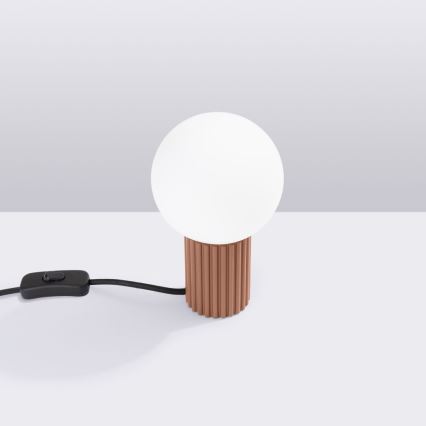 Bordlampe HALO 1xG9/8W/230V diameter 12 cm brun