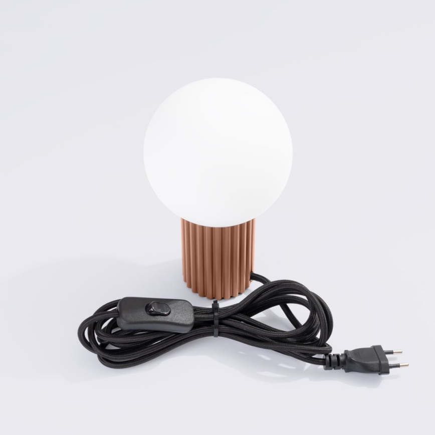 Bordlampe HALO 1xG9/8W/230V diameter 12 cm brun