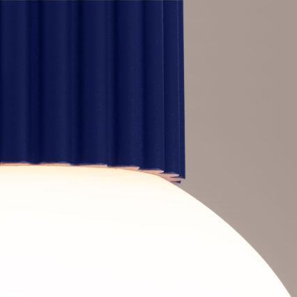 Loftlampe til badeværelse HALO 1xG9/8W/230V diameter 12 cm IP44 blå