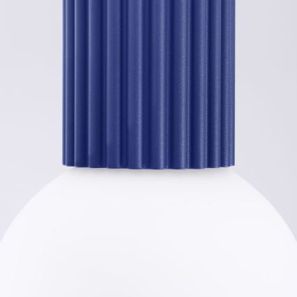 Loftlampe til badeværelse HALO 1xG9/8W/230V diameter 12 cm IP44 blå
