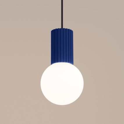 Pendel HALO 1xG9/8W/230V diameter 12 cm blå