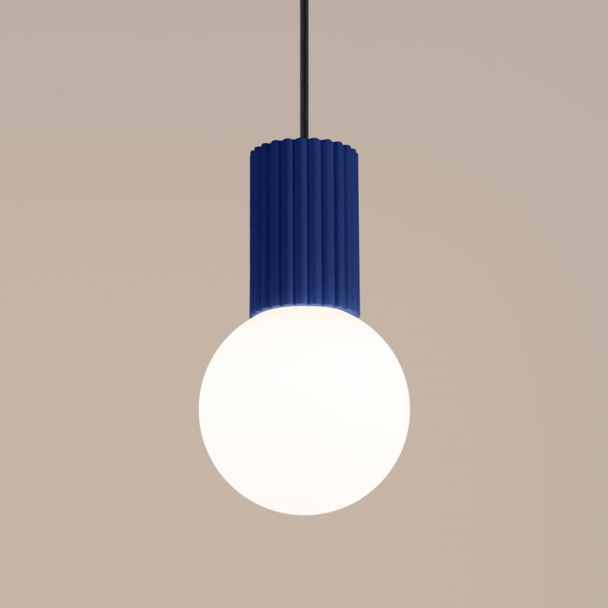 Pendel HALO 1xG9/8W/230V diameter 12 cm blå