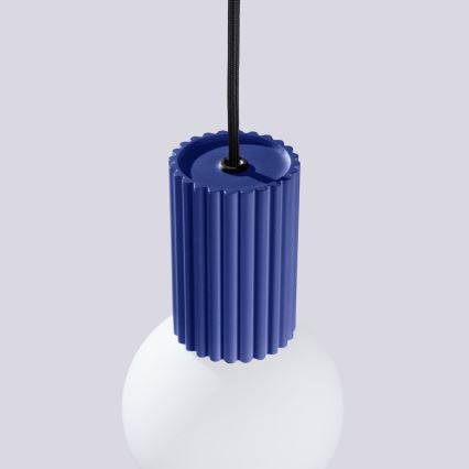 Pendel HALO 1xG9/8W/230V diameter 12 cm blå