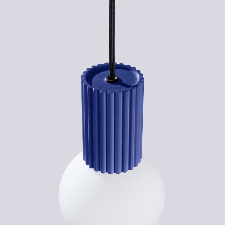Pendel HALO 1xG9/8W/230V diameter 12 cm blå