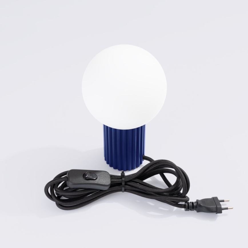 Bordlampe HALO 1xG9/8W/230V diameter 12 cm blå