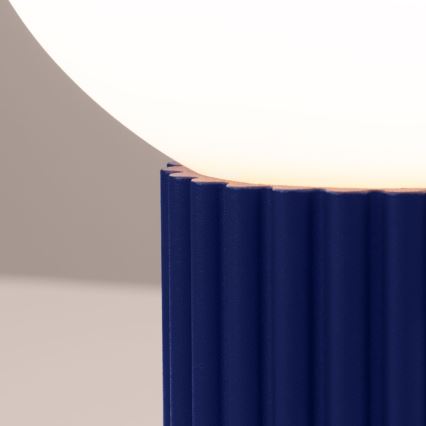 Bordlampe HALO 1xG9/8W/230V diameter 12 cm blå