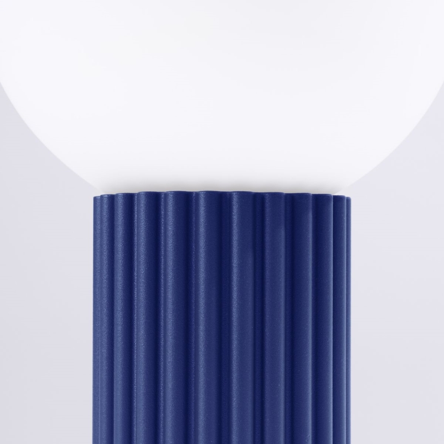 Bordlampe HALO 1xG9/8W/230V diameter 12 cm blå
