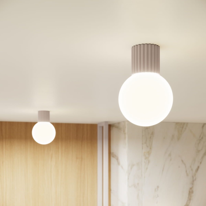 Loftlampe til badeværelse HALO 1xG9/8W/230V diameter 12 cm IP44 beige