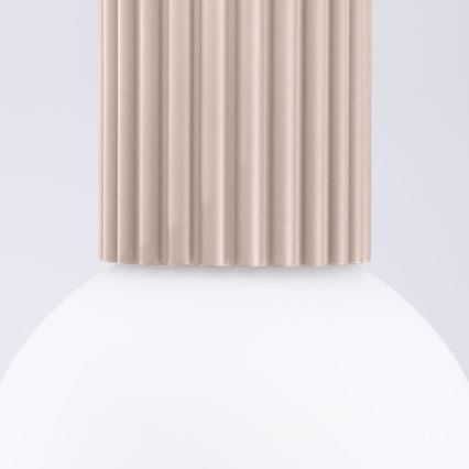 Loftlampe til badeværelse HALO 1xG9/8W/230V diameter 12 cm IP44 beige