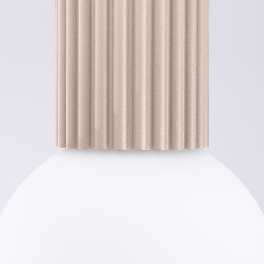 Loftlampe til badeværelse HALO 1xG9/8W/230V diameter 12 cm IP44 beige