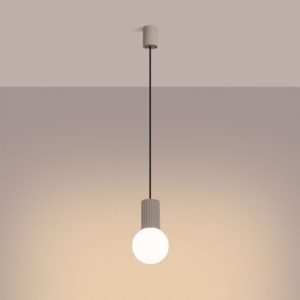 Pendel HALO 1xG9/8W/230V diameter 12 cm beige