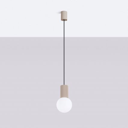 Pendel HALO 1xG9/8W/230V diameter 12 cm beige