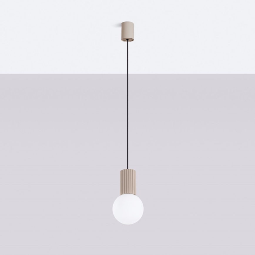 Pendel HALO 1xG9/8W/230V diameter 12 cm beige