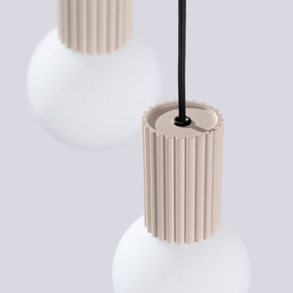 Pendel HALO 3xG9/8W/230V diameter 25 cm beige