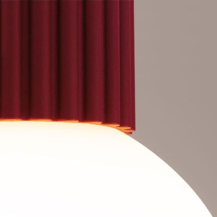 Loftlampe til badeværelse HALO 1xG9/8W/230V diameter 12 cm IP44 rød