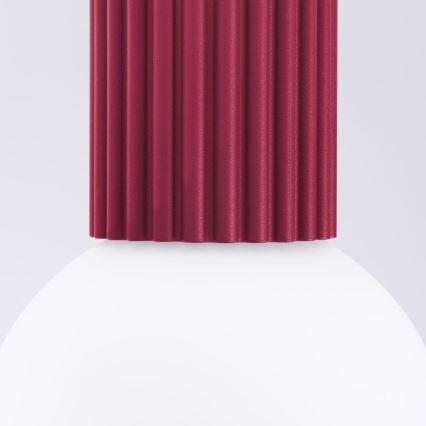 Loftlampe til badeværelse HALO 1xG9/8W/230V diameter 12 cm IP44 rød
