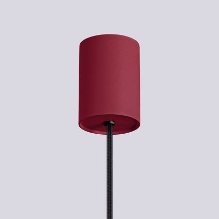 Pendel HALO 1xG9/8W/230V diameter 12 cm rød