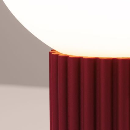 Bordlampe HALO 1xG9/8W/230V diameter 12 cm rød