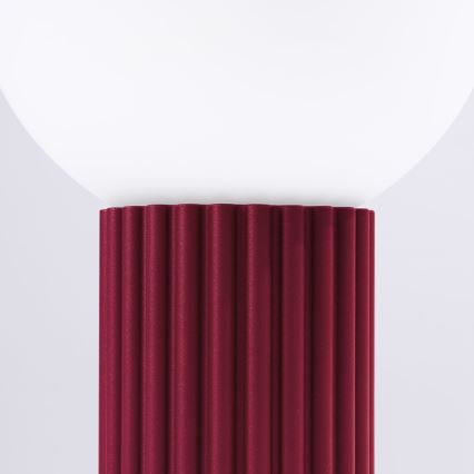 Bordlampe HALO 1xG9/8W/230V diameter 12 cm rød