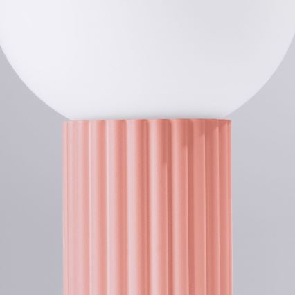 Bordlampe HALO 1xG9/8W/230V diameter 12 cm lyserød