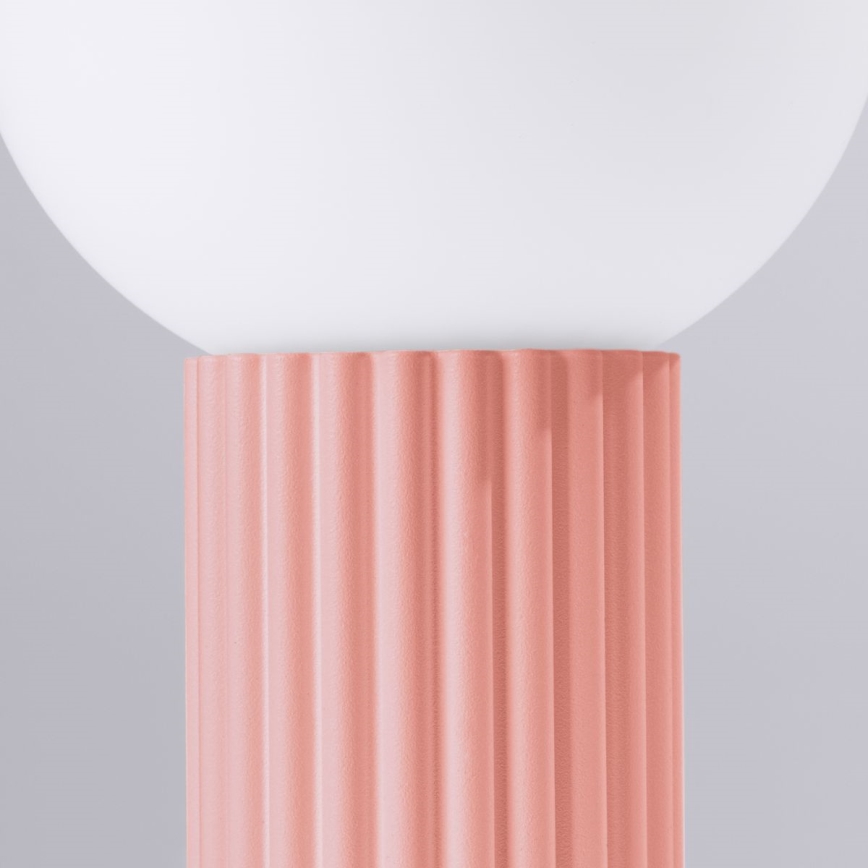Bordlampe HALO 1xG9/8W/230V diameter 12 cm lyserød