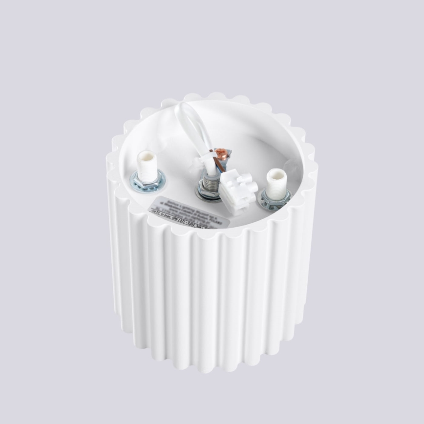 Spotarmatur AURA 1xGU10/10W/230V Ø 10 cm hvid