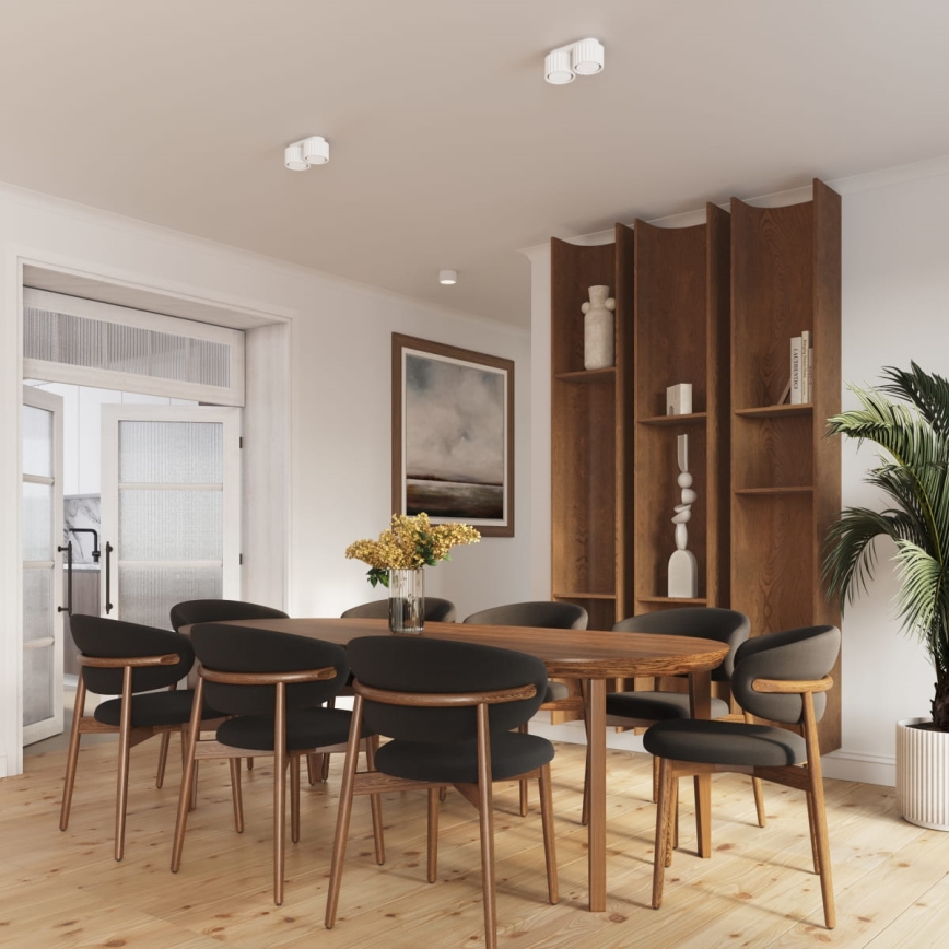 Spotlampe AURA 1xGX53/10W/230V 6 cm hvid