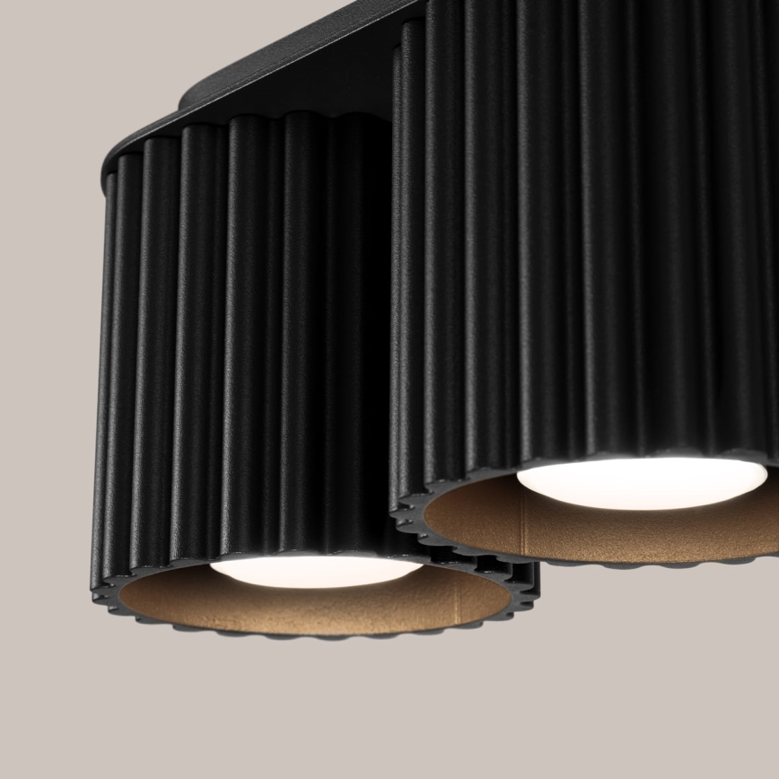 Spotlampe AURA 2x GU10/10W/230V sort