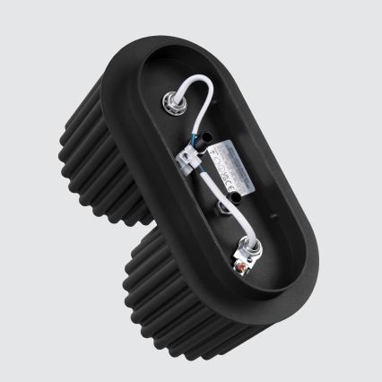 Spotlampe AURA 2x GU10/10W/230V sort