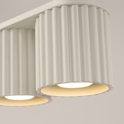 Spotlampe AURA 2xGU10/10W/230V cremefarvet