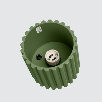 Spotlampe AURA 1xGU10/10W/230V Ø 10 cm grøn