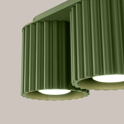 Spotlampe AURA 2xGU10/10W/230V grøn