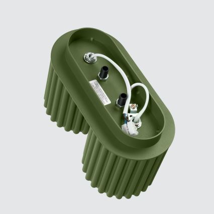 Spotlampe AURA 2xGU10/10W/230V grøn