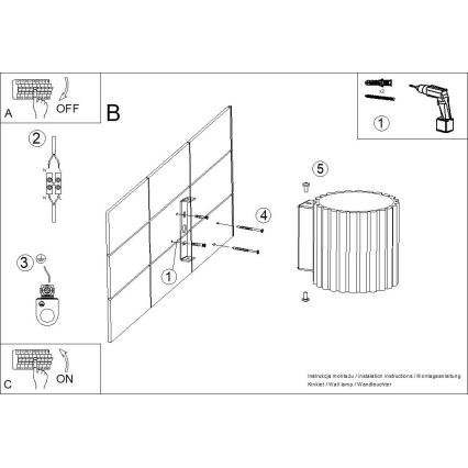 Væglampe AURA 1xG9/10W/230V grøn