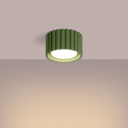 Spotlampe AURA 1xGX53/10W/230V 6 cm grøn