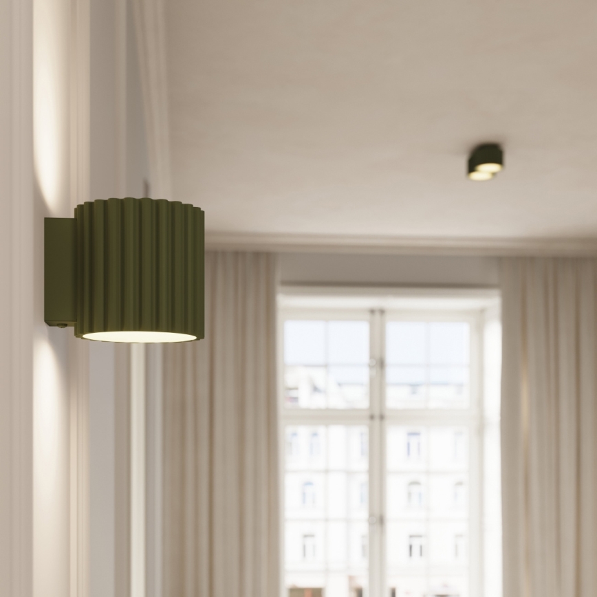 Spotlampe AURA 2xGX53/10W/230V grøn
