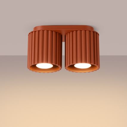 AURA loftspot 2xGU10/10W/230V orange