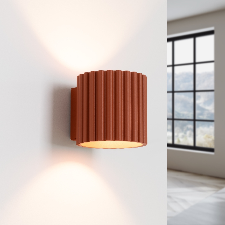 Væglampe AURA 1xG9/10W/230V orange