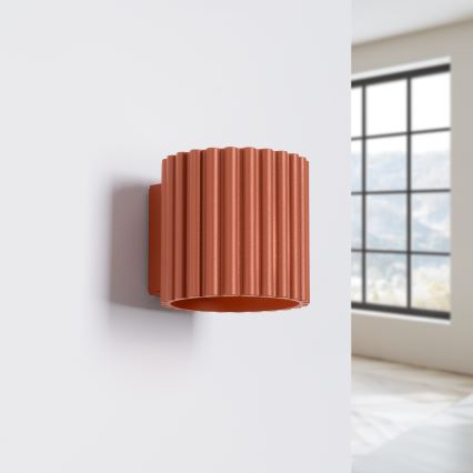Væglampe AURA 1xG9/10W/230V orange