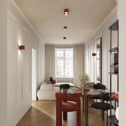 Spotlampe AURA 2xGX53/10W/230V orange