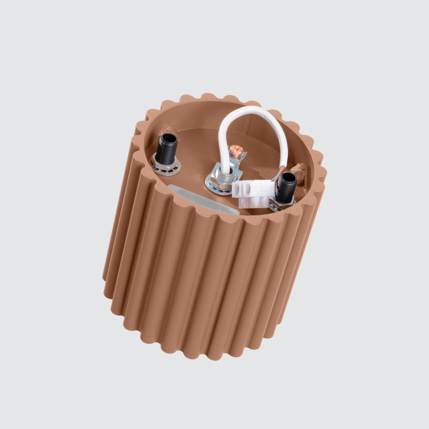 AURA spotlampe 1xGU10/10W/230V 10 cm brun