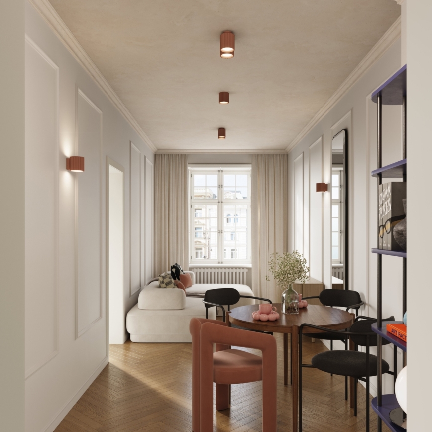 Spotlampe AURA 2xGU10/10W/230V brun