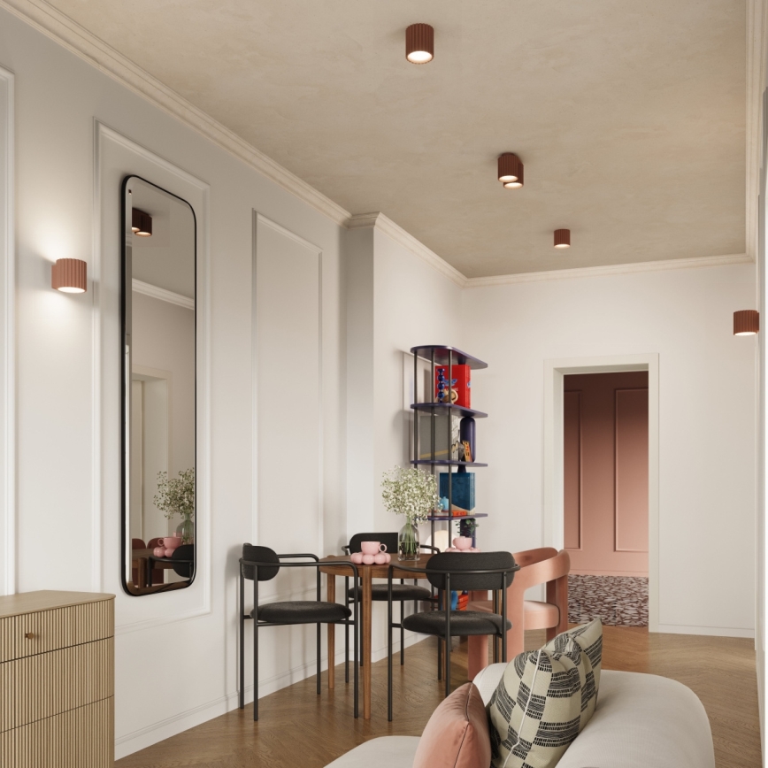 Spotlampe AURA 2xGU10/10W/230V brun